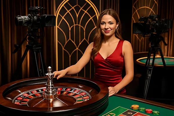 Roulette dealer stream