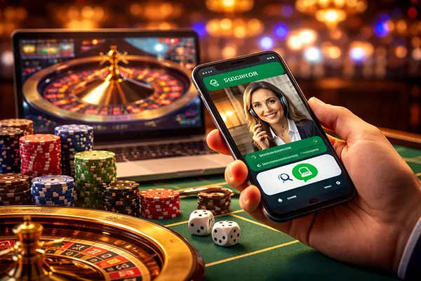 casino game interface